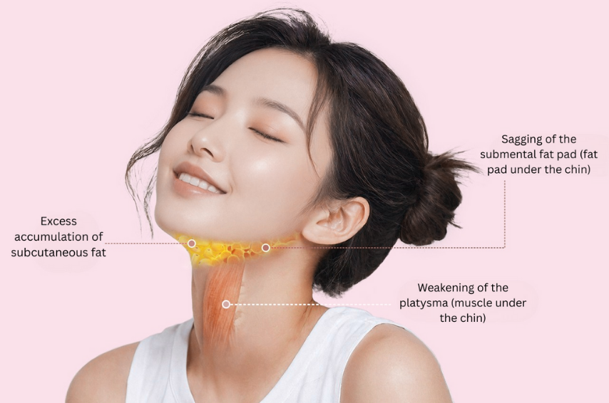 double chin thread lift in Korea PangPang Clinic in gangnam seoul